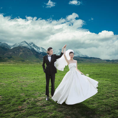 青海旅拍阿拉丁婚纱摄影(茶卡盐湖)