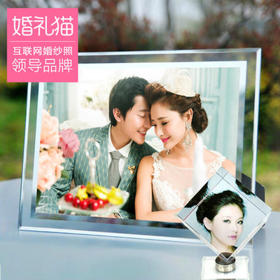 婚礼猫广州深圳东莞婚纱照搭配简约婚件相框包。婚纱照产品套餐