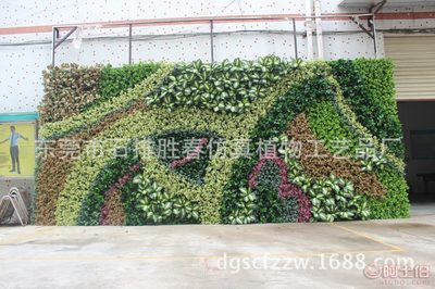 【胜春制造厂家生产仿真植物墙婚纱摄影背景花墙人造仿真绿植墙来图定做】 - 产品库 - 东莞市石排胜春仿真植物工艺品厂