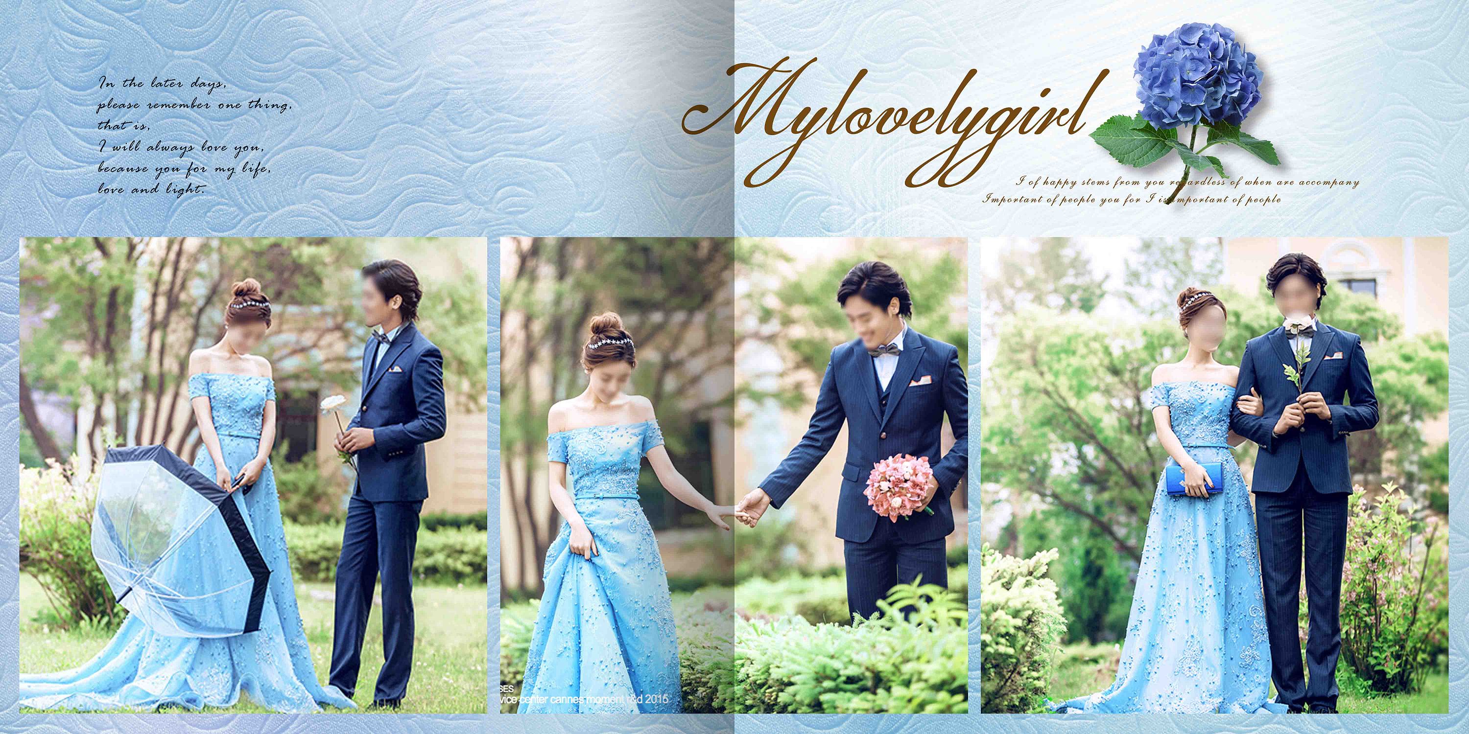 相册 婚纱照相册 婚纱照模板 相册模板 摄影模板 户外婚纱摄影 新郎新娘 个性相册模板 韩式婚纱照